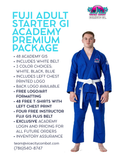 48 Gi Academy PREMIUM Package - Fuji Adult Starter BJJ Gi - 3 Colors Available